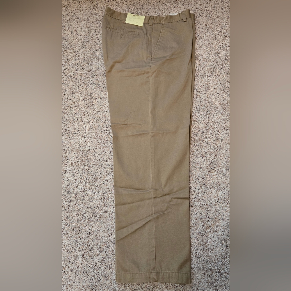 Mens George Tan Slacks 34x32 #19  #20